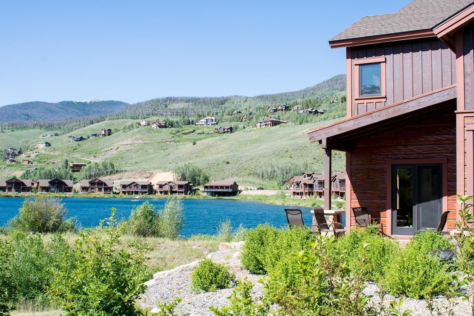 Angler Mountain Ranch centers around a community lake, with homes and duplexes offering a variety of price options.