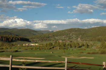 Breckenridge Golf Course summer view from Willow run at the Highlands