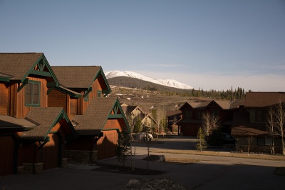 Highland Greens are new Breckenridge townhomes with a view of the Tenmile Range